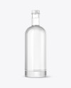 Clear Glass Bottle Mockup