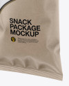 Kraft Snack Package - Half Side View