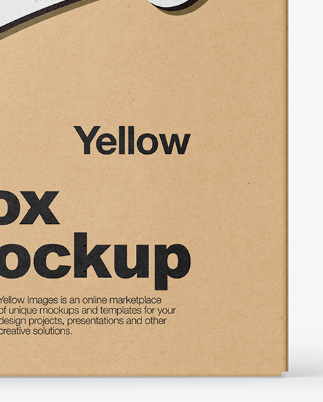 Kraft Paper Box Mockup