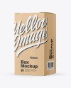 Kraft Paper Box Mockup