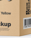 Kraft Paper Box Mockup