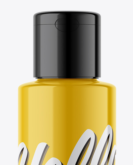 Glossy Cosmetic Bottle Mockup