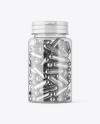 Clear Pills Bottle Mockup