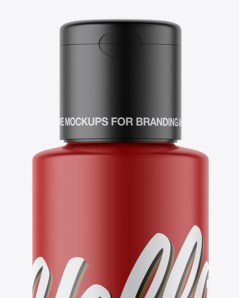 Matte Cosmetic Bottle Mockup