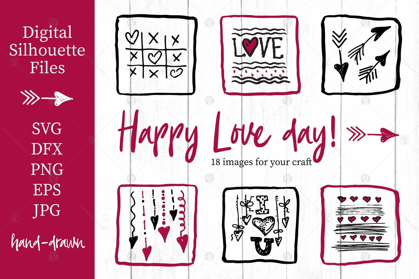 Lovely valentines day set - #1 SVG collection Lovely valentines day set - #1 SVG collection