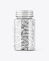 Clear Pills Bottle Mockup