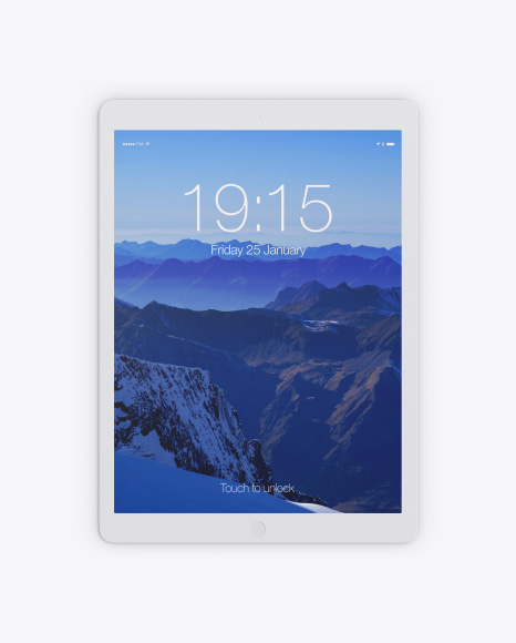 Clay iPad Pro 12.9 Mockup