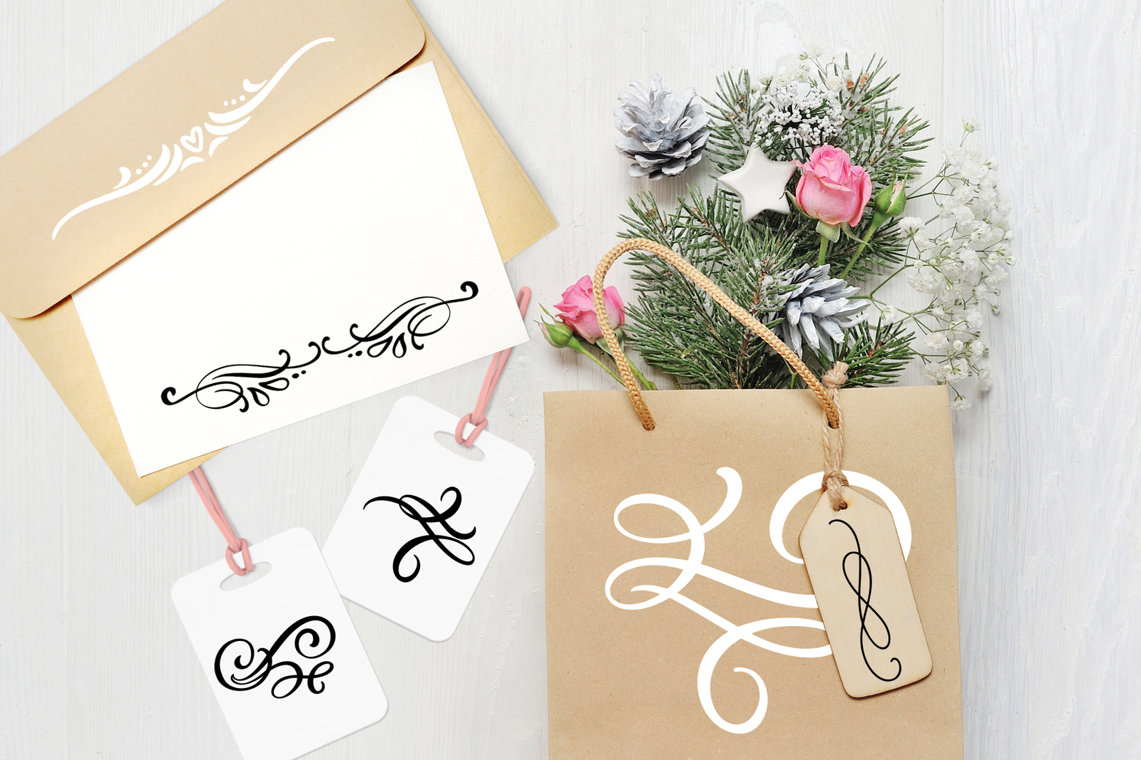 Vector flourish dividers SVG