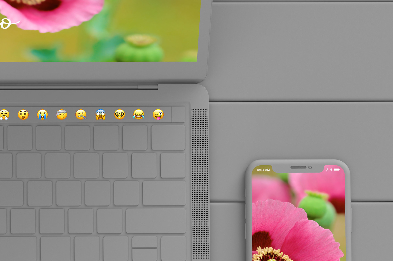 MacBook Pro/ iPhone XS Design Mockup