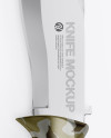 Metallic Knife Mockup