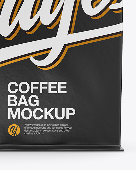 Food Bag Mockup - Front View