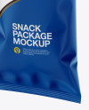 Matte Snack Package - Half Side View