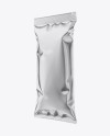 Metallic Snack Package - Half Side View