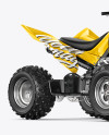 Quad Bike Mockup - Half Side View