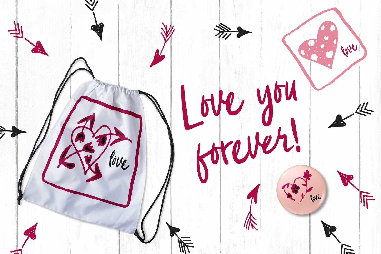 Lovely valentines day set - #2 SVG