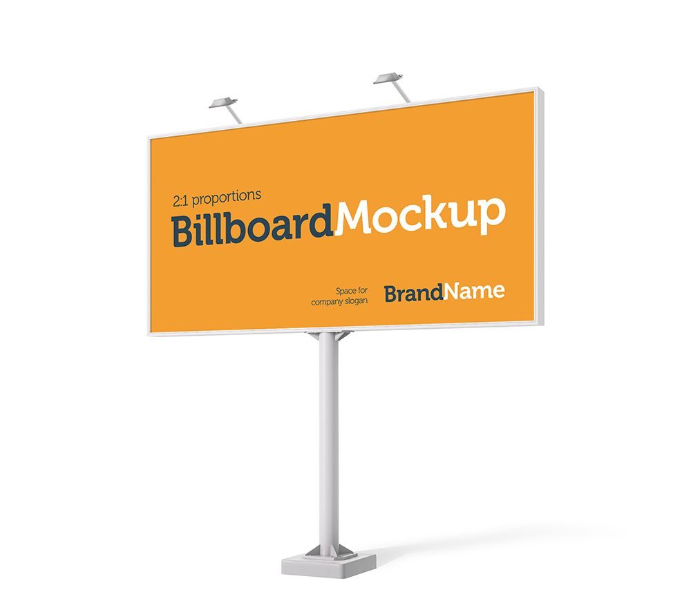 Billboard Mock-Ups. Day &amp; night view