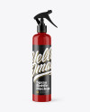 Glossy Spray Bottle Mockup