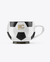 Glossy Soccer Mug Mockup Glossy Soccer Mug Mockup
