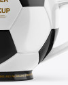 Glossy Soccer Mug Mockup