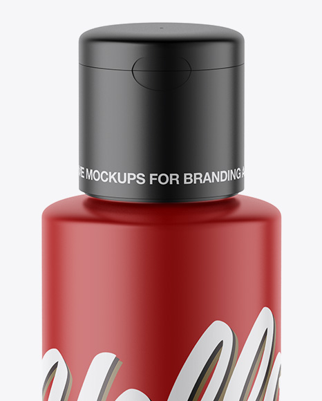 Matte Cosmetic Bottle Mockup