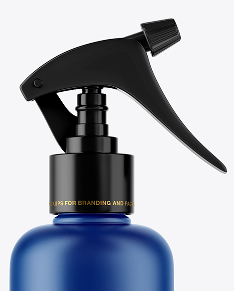 Matte Spray Bottle Mockup