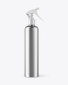 Metallized Spray Bottle Mockup