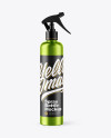 Metallized Spray Bottle Mockup