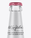 Clear Glass Pink Drink Bottle Mockup