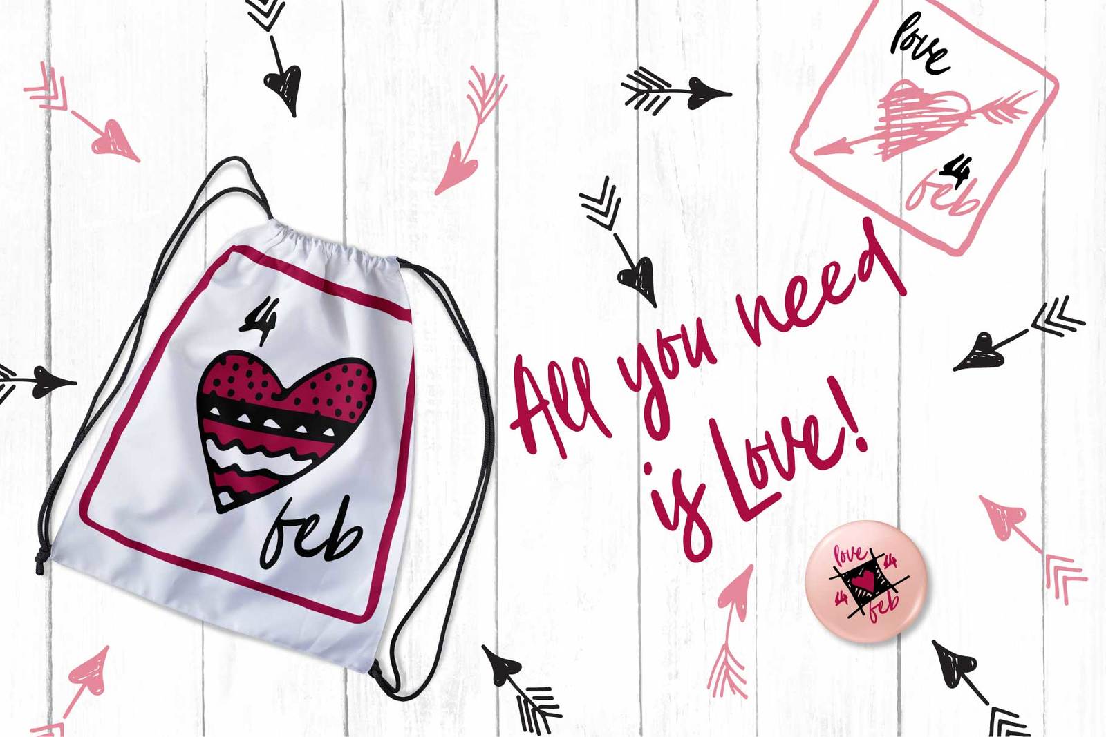 Lovely valentines day set - #3 SVG Lovely valentines day set - #3 SVG