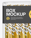 Box w/ 18 Sachets Mockup