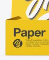 Opened Paper Box Mockup Opened Paper Box Mockup