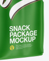 Matte Snack Package Mockup