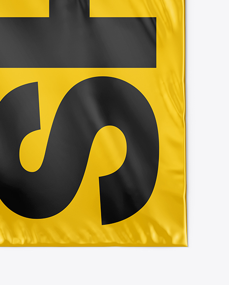 Matte Plastic Carrier Bag Mockup