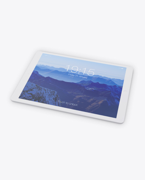 Clay iPad Pro 12.9 Mockup