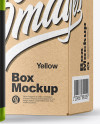 Metallic Pills Bottle with Box Mockup Metallic Pills Bottle with Box Mockup