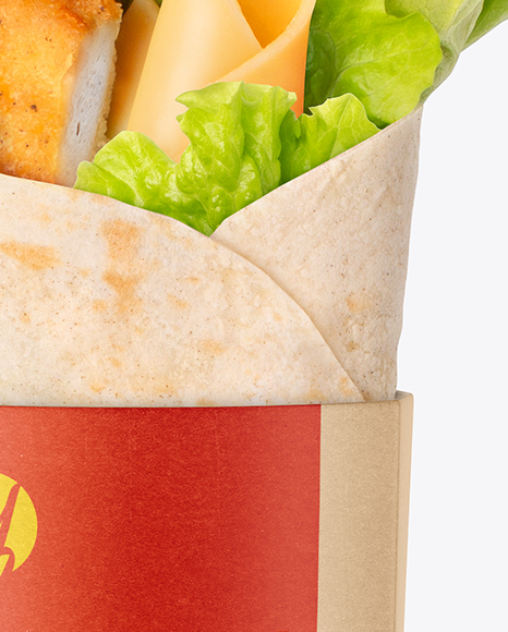 Chicken Wrap Mockup