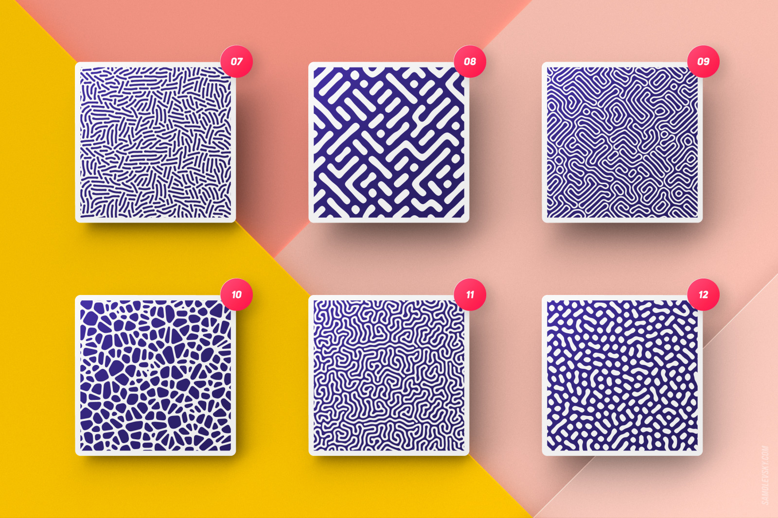 Organic patterns - 120 textures and brushes collection Organic patterns - 120 textures and brushes collection