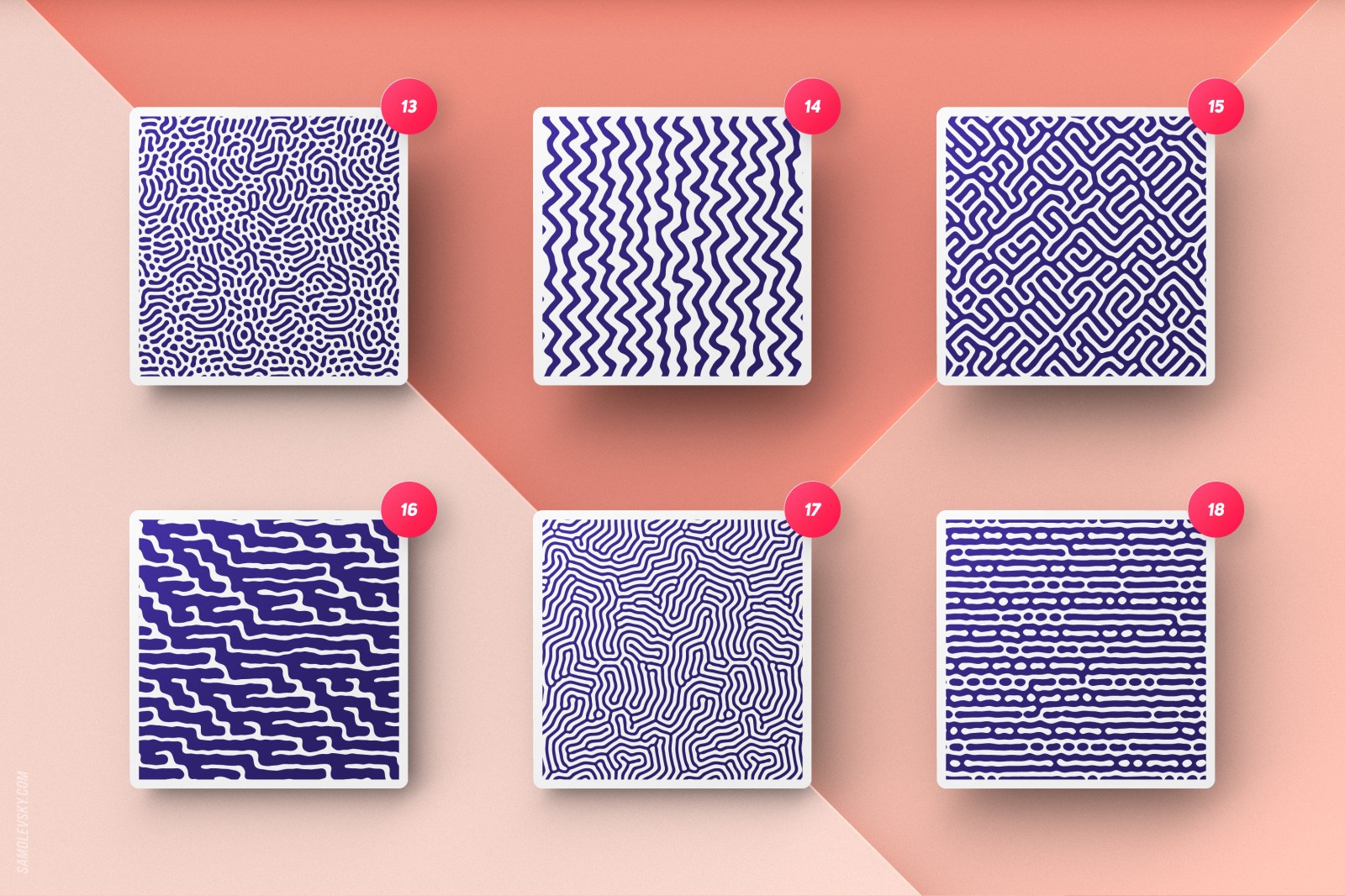 Organic patterns - 120 textures and brushes collection Organic patterns - 120 textures and brushes collection