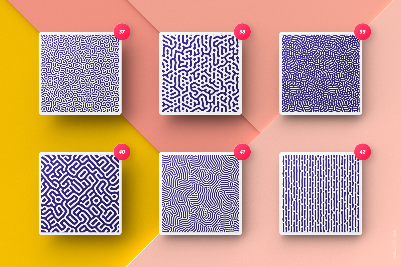 Organic patterns - 120 textures and brushes collection Organic patterns - 120 textures and brushes collection