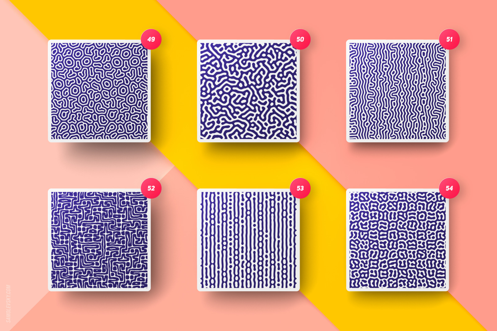 Organic patterns - 120 textures and brushes collection Organic patterns - 120 textures and brushes collection
