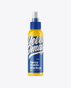 Glossy Spray Bottle Mockup Glossy Spray Bottle Mockup