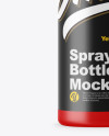 Matte Spray Bottle Mockup