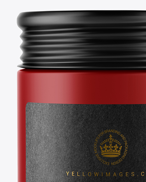 Matte Storage Jar Mockup