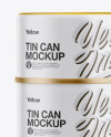 Two Tin Cans Mockup