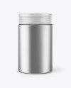 Metallic Storage Jar Mockup