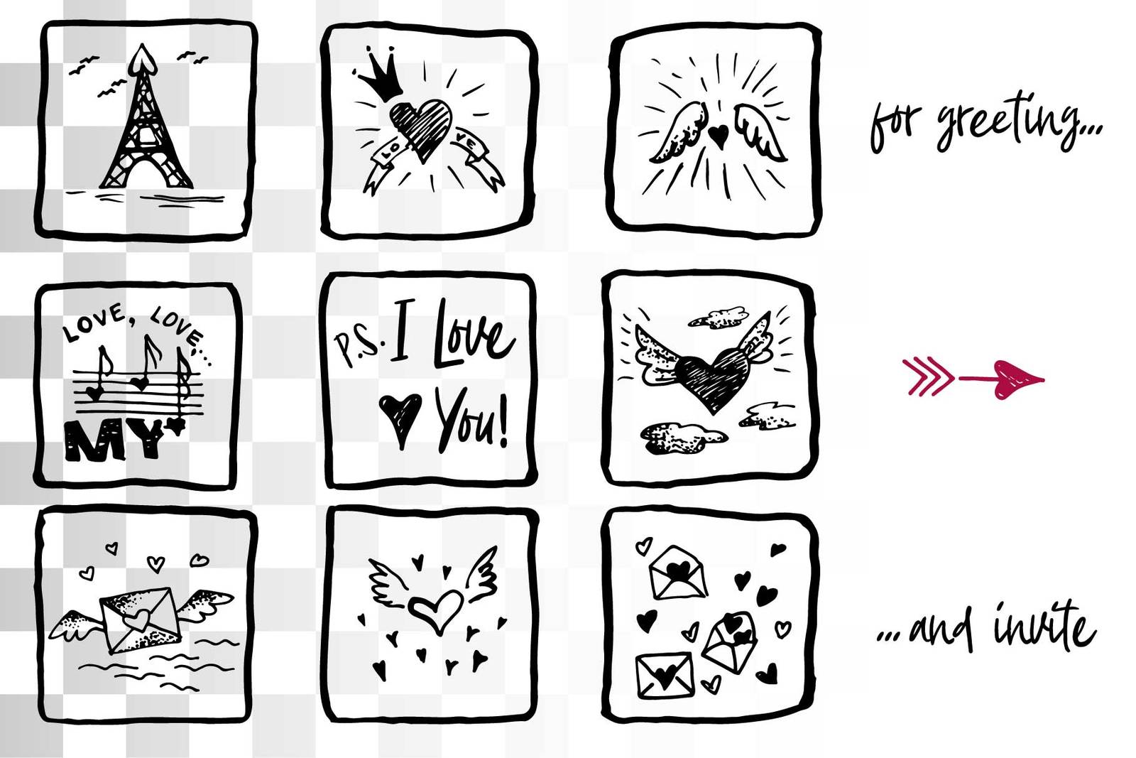 Lovely valentines day set - #5 SVG collection Lovely valentines day set - #5 SVG collection