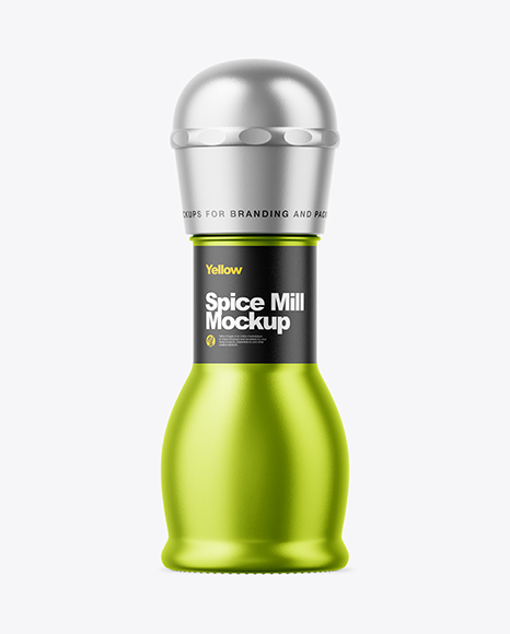 Metallized Spice Mill Mockup