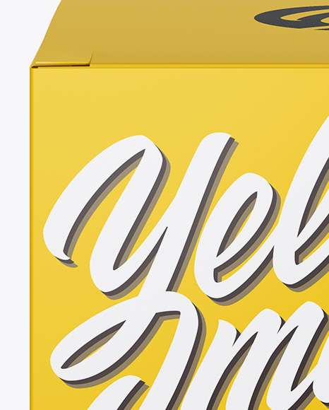 Glossy Box Mockup Glossy Box Mockup