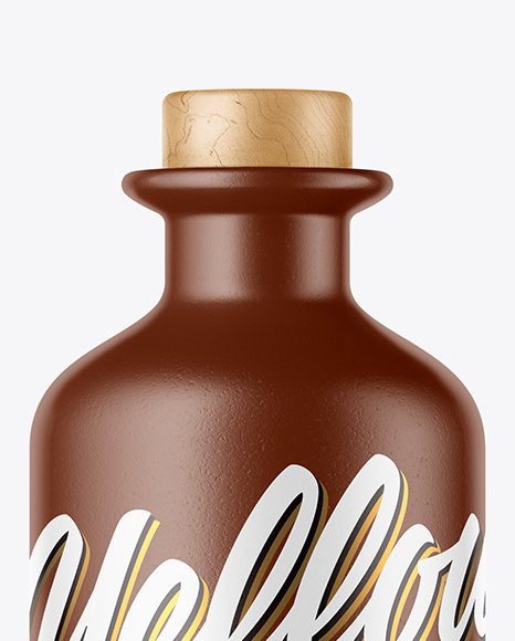 Ceramic Bottle Mockup Ceramic Bottle Mockup
