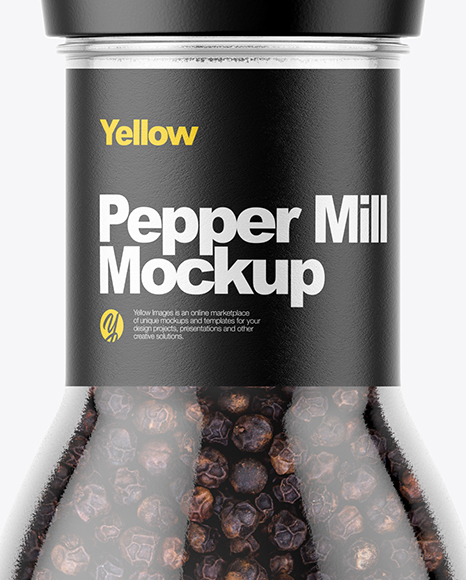 Pepper Mill Mockup